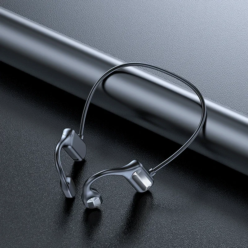 5.0 Bluetooth Earphones Sport Wireless Headset Ear Hook Air  Conduction Principle 3D HIFI Stereo HIFI Headphones With Microphone