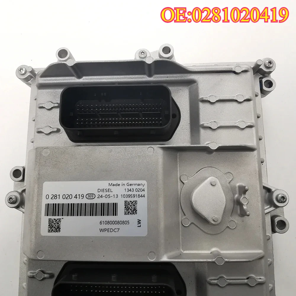 

Original High Quality New For 0281020419 ECU Engine Control Module ECM for Chaichai CY4BK Euro 4 Diesel Engine Light Duty Truck