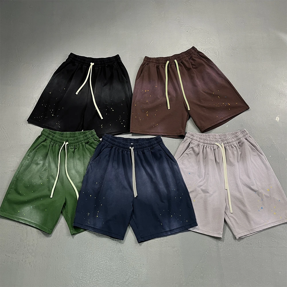 

Мужские шорты Мужские винтажные потертые брюки Y2k Одежда High Street Jorts мешковатые повседневные мужские летние брюки большого размера Хлопковые свободные шорты