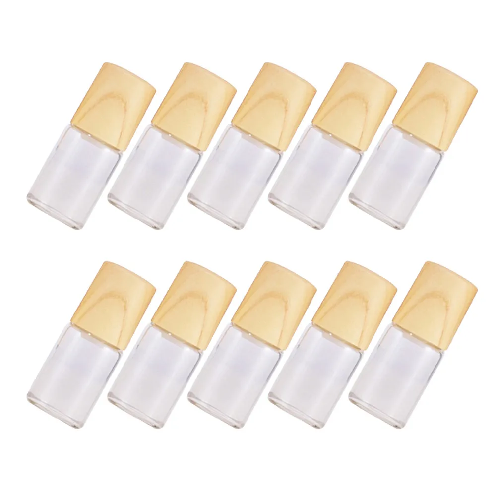 

10Pcs Essential Oil Roller Bottles Glass Roll on Bottles Leak Proof Refillable Perfume Bottle Portable 2Ml Travel Friendly