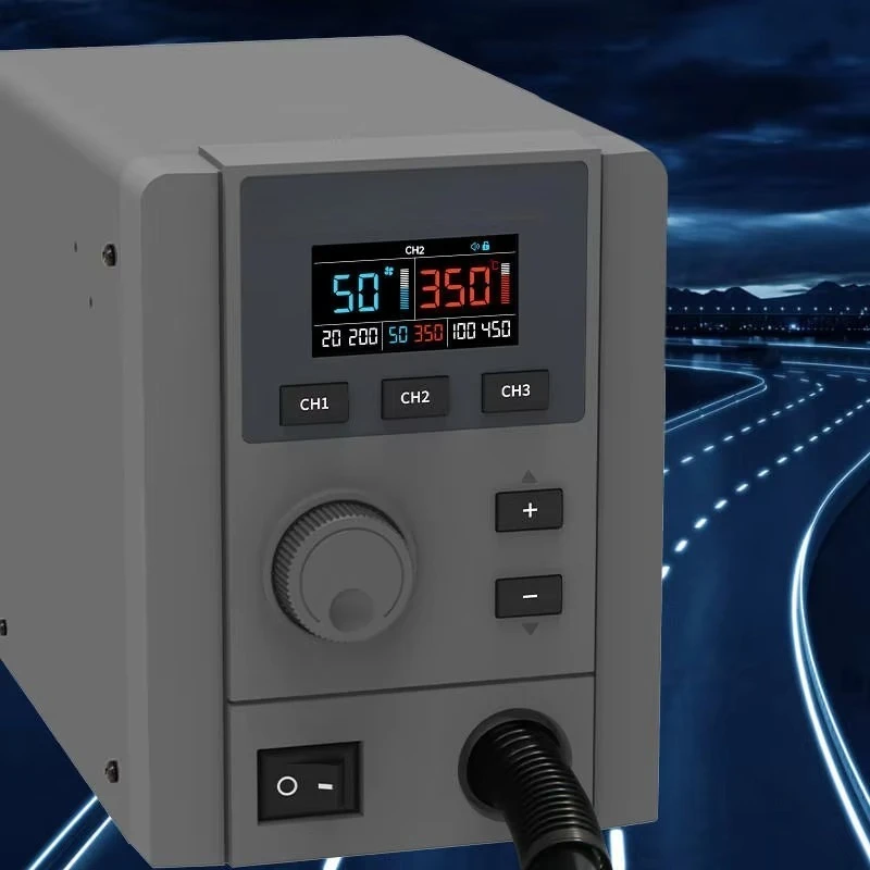 857 Pro AI Digital Display Hot Air Rework Station AI Intelligent Voice Control Start Stop for Mobile Phone PCB Repair