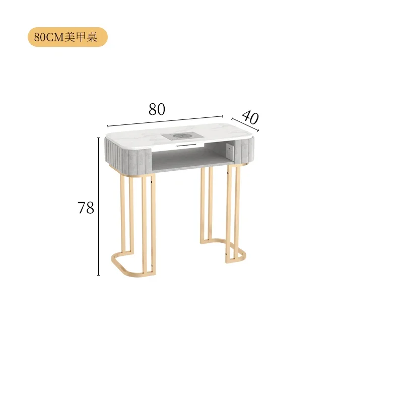 

Профессиональный мраморный настольный стол для ногтей, современный роскошный Маникюрный Стол для дизайна ногтей, стол для хранения, мебель для салона, BLNT