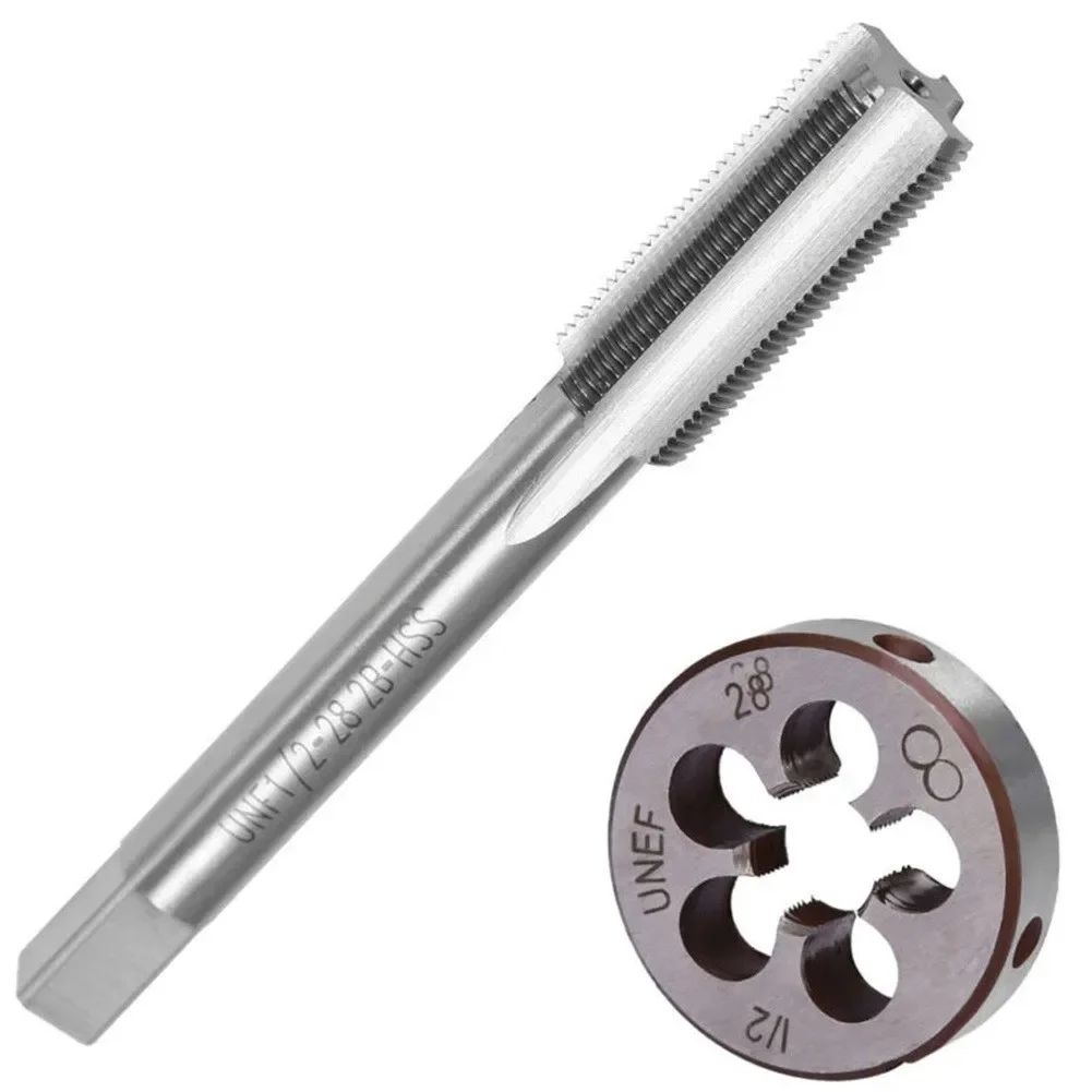 Imagem -03 - Rust Tap And Die Tpi Kit Mão Direita Ferramenta de Rosca Nitreto de Titânio Revestido 228 Tap 2x28 Hss Pcs Set