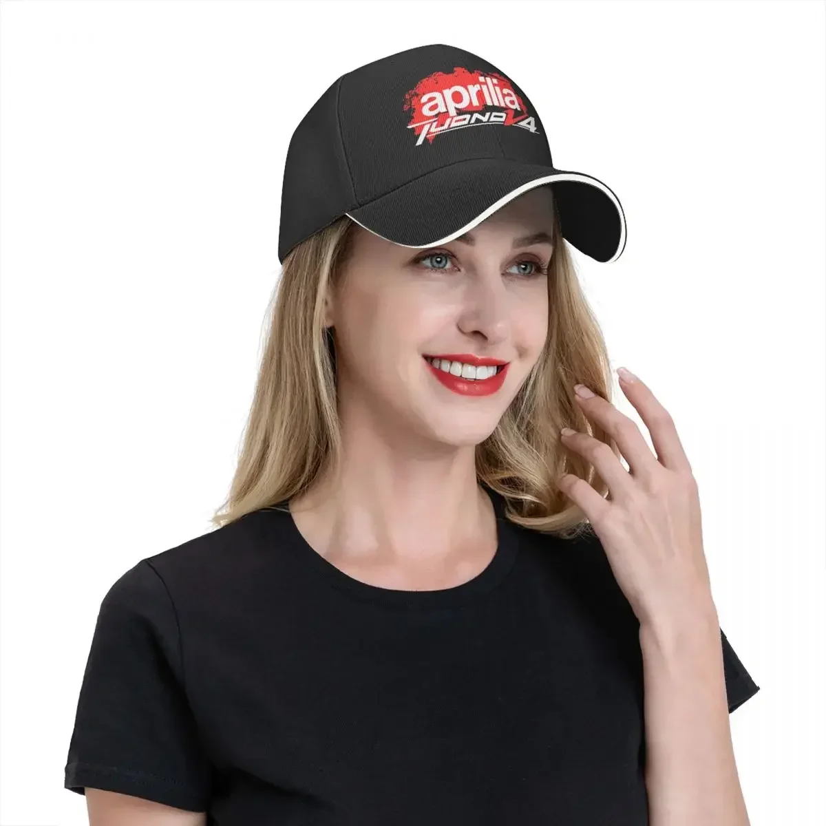 New Aprilia Tuono Logo Baseball Caps Fashion Sandwich Hat Unisex Breathable Sun Cap Sport
