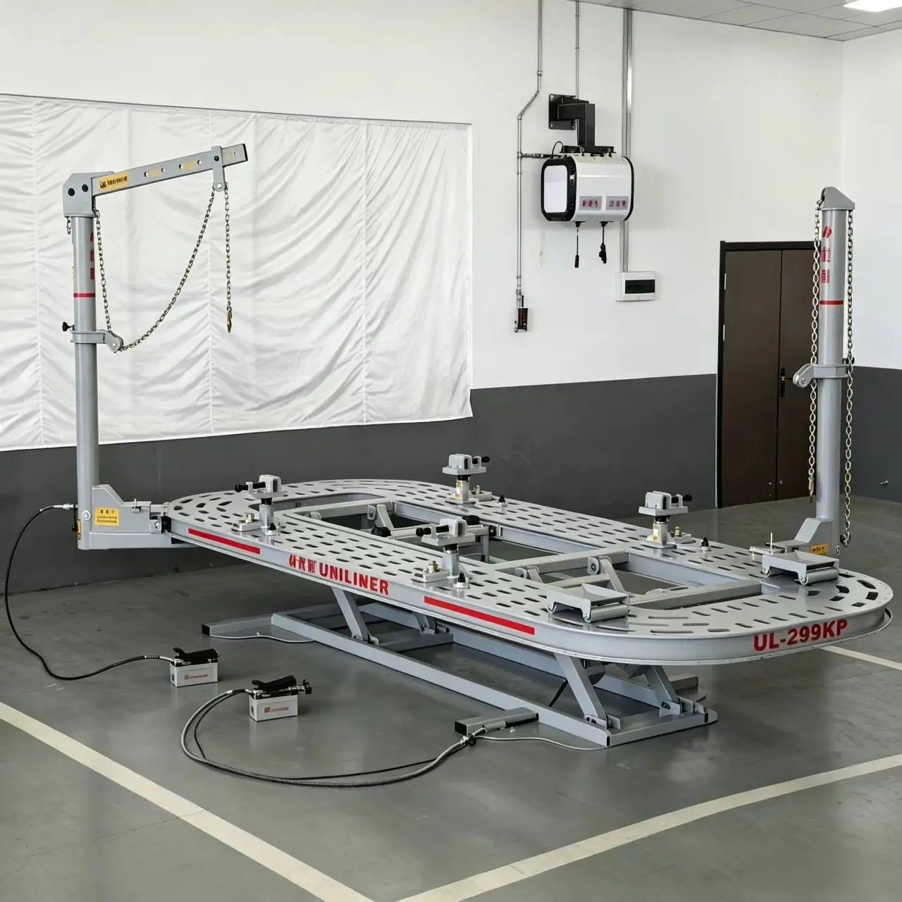 Manganese Steel 5000KG Auto Chassis Straightening System UL-299KP Car Body Collision Repair Machine With CE Approval