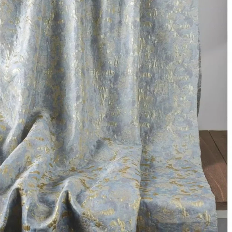 Fragrant gold oil jacquard fabric, three-dimensional texture dress, cardigan