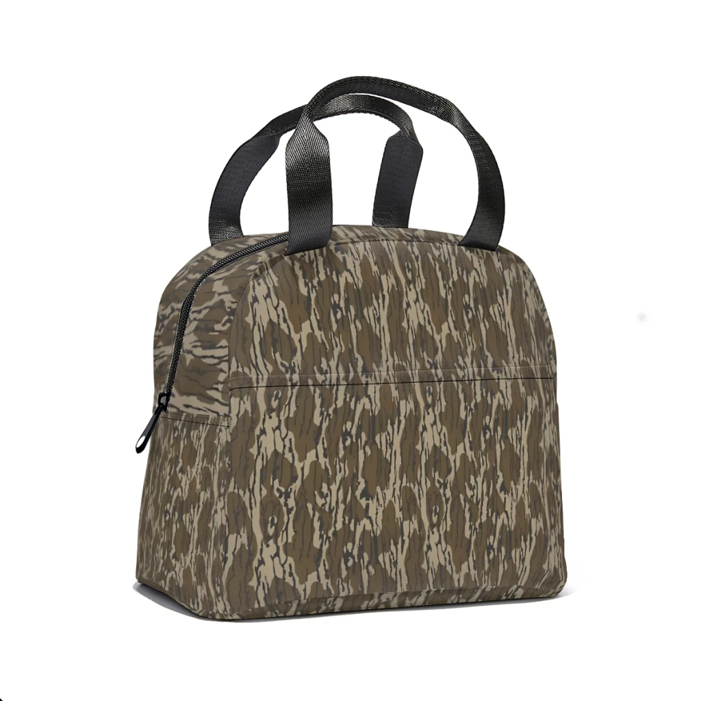 Boîte à lunch camouflage multifonction pour femme, sac isotherme thermique pour aliments, sac fourre-tout portable pour pique-nique pour enfants, tout ce qui est des terres astronomiques