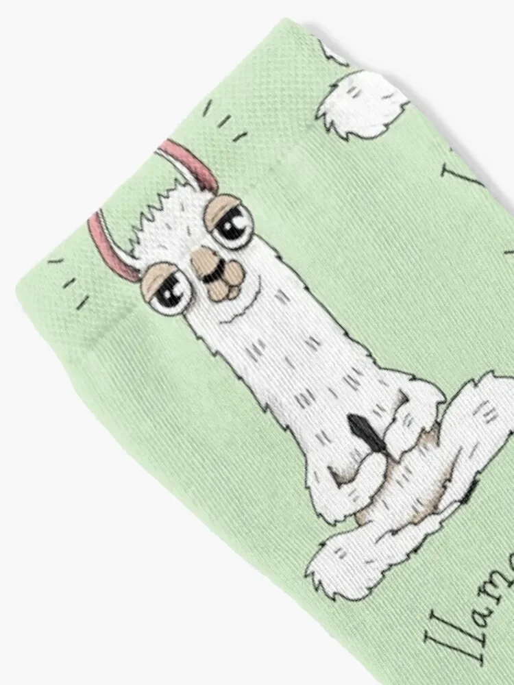 Llama yoga pose with llamaste Socks essential christmass gift Hiking boots sports and leisure Mens Socks Women's