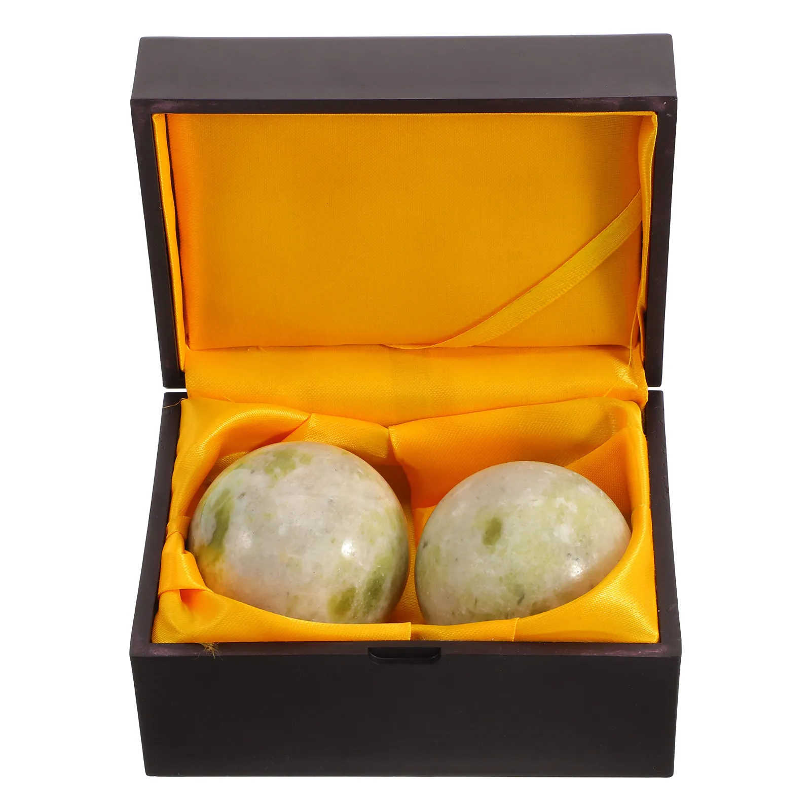 1Set Baoding Balls Marble 2 Inch Hand Grip Strengthener Therapy Balls for Finger Dexterity Training Stress Relief