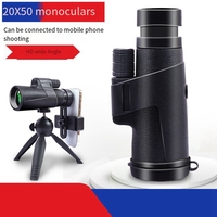 Binoculars 20X50 Long-Distance Focusing Portable Travel Monocular Hunting Toys Wide-Angle Design