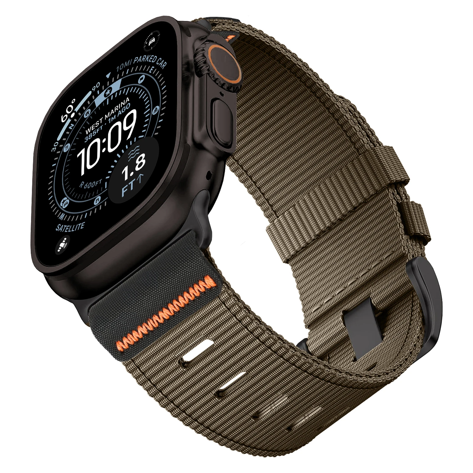 Nylon-Armbänder für Apple Watch 49mm 46 45 44 42mm Sportarmband Correa iWatch Series SE 11 10 9 8 7 6 5 Ultra 3 2 Armband