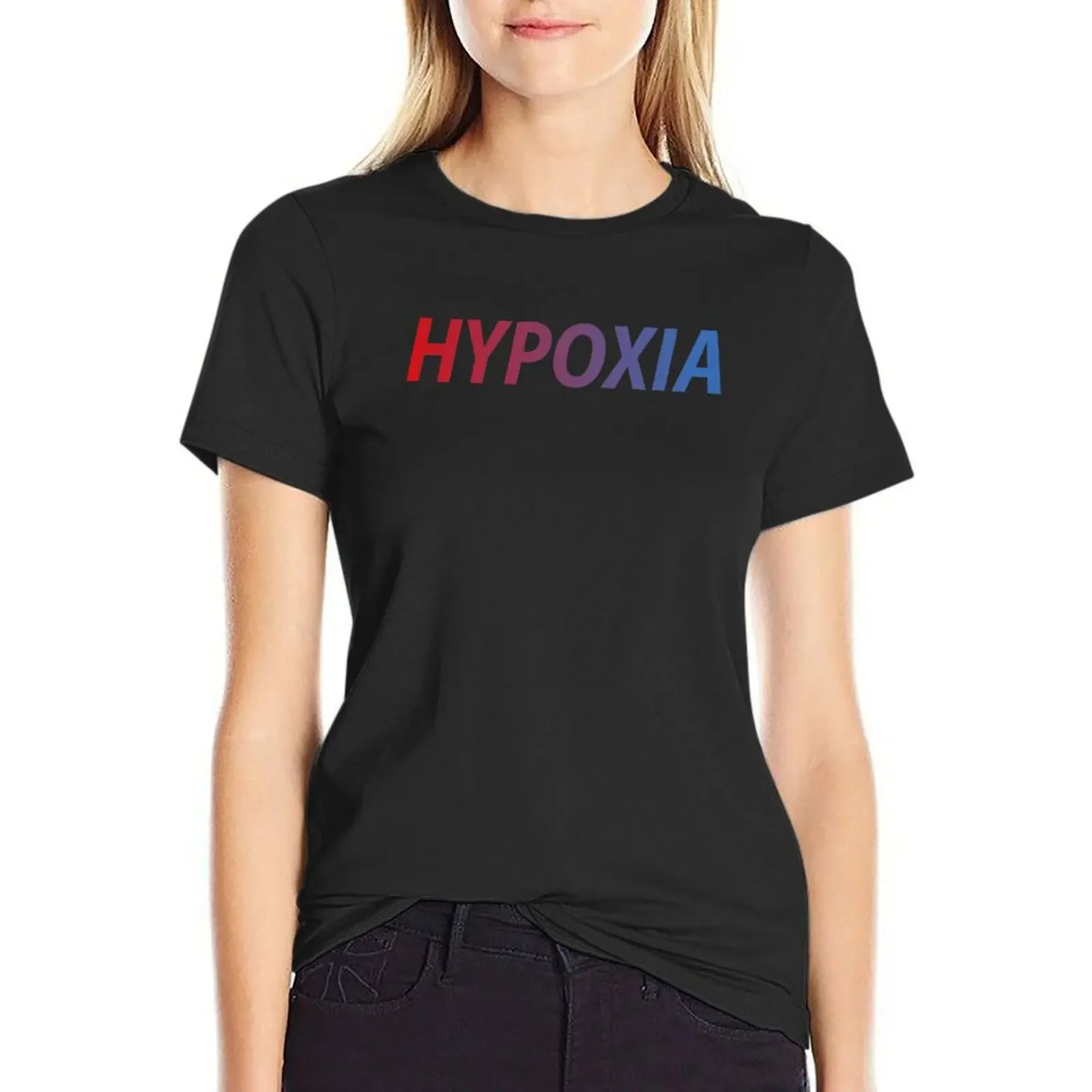 

Funny Lab Week Hypoxia T-Shirt Blouse anime clothes oversized workout shirts for Women