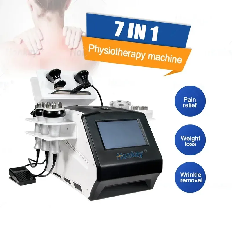 

Multifunctional 7-in-1 Tecar RET/CET Physiotherapy Machine - Cavitation, Vacuum RF for Weight Loss, Wrinkle Removal & Pain Reli