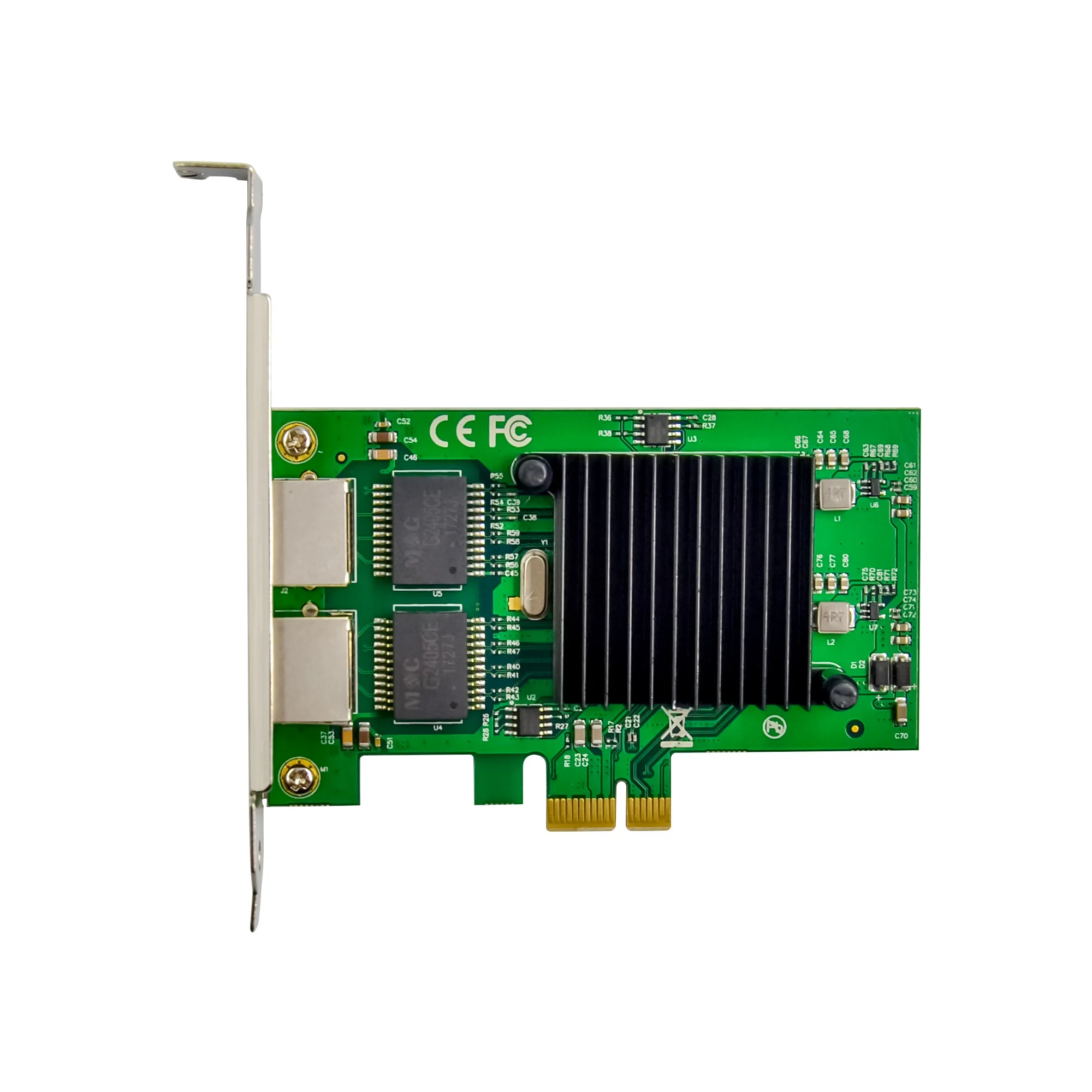 SUNWEIT ST725 PCIe X1 Intel 82575 Dual- RJ45 جيجابت إيثرنت NIC