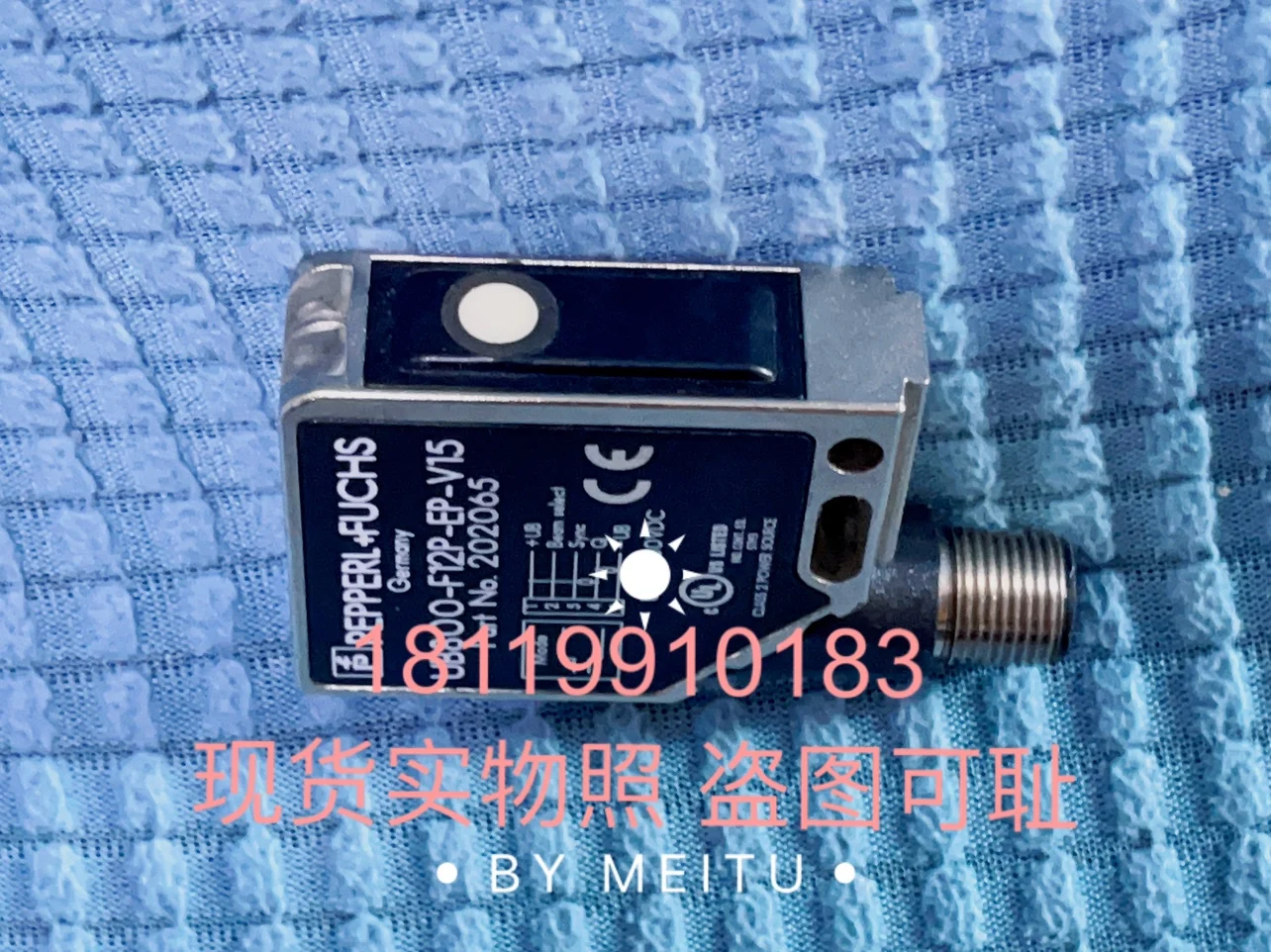 P+F Ultrasonic Sensor UB800-F12P-EP-V15 202065 Genuine Real Shooting.