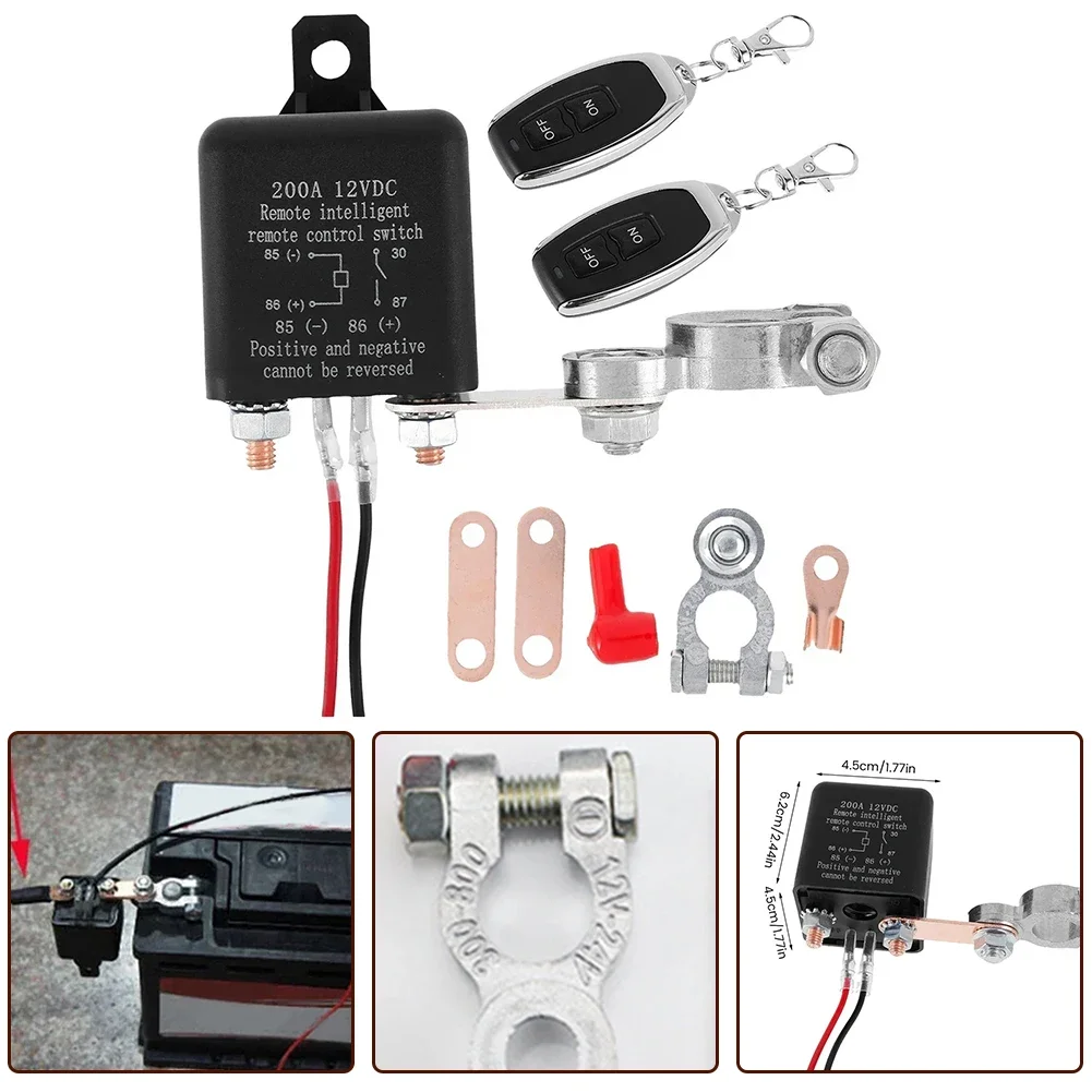 Antenna Monitor Battery Clip Control Installation Process Isolator Relay Remote Controls Dual Remote Durability