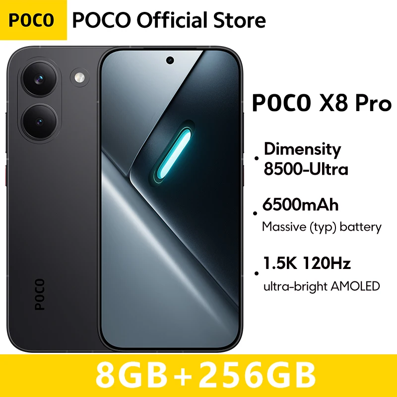 POCO X8 Pro グローバル版【世界初公開】スマートフォン Dimensity