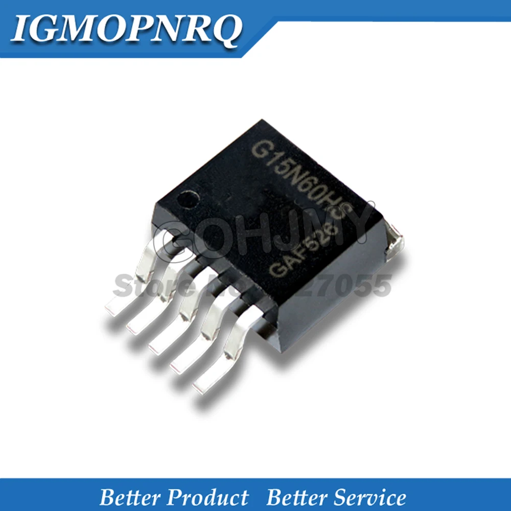 10Pcs G15N60HS SGB15N60HS TO-263 SGB15N60 15N60HS IGBT New original