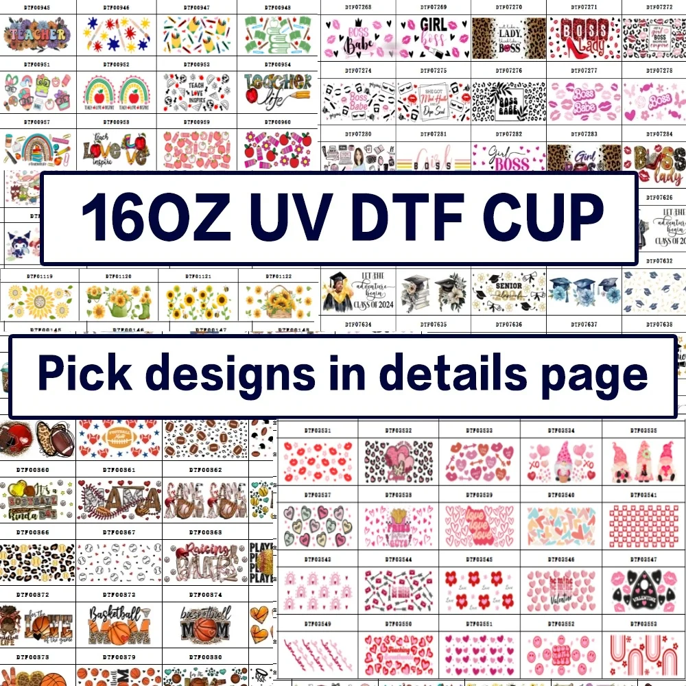 Purple Rain UV DTF Cup Wrap for 16Oz Libbey Glass Can DIY Transfer Sticker