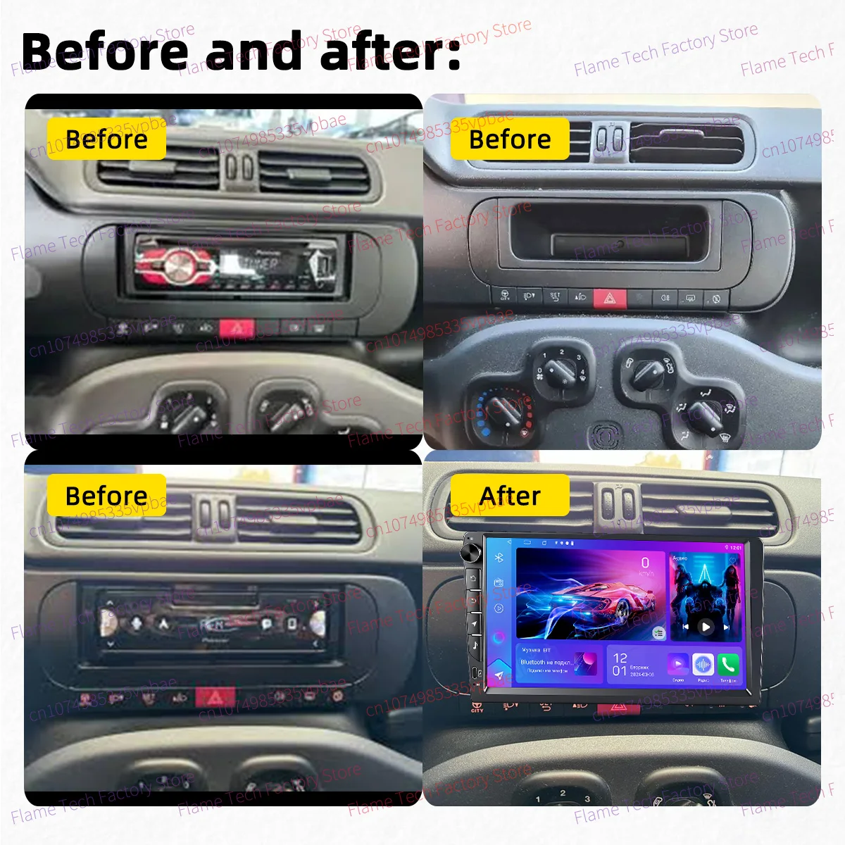 1 Din Android Car Stereo 9