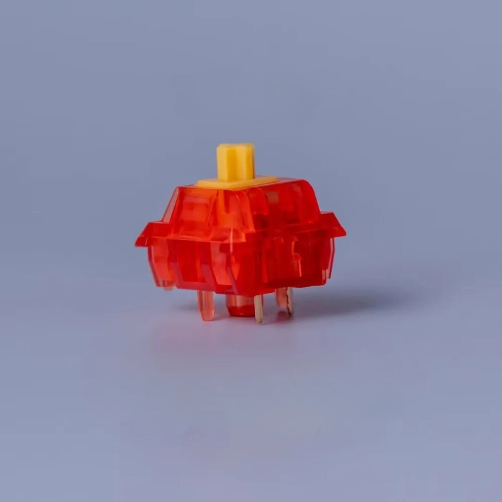 Переключатель Y2, 22 мм, пружина, 48 г, давление, изготовленный на заказ полупрозрачный HIFI линейный игровой переключатель для игр, механическая клавиатура, аксессуары, подарок