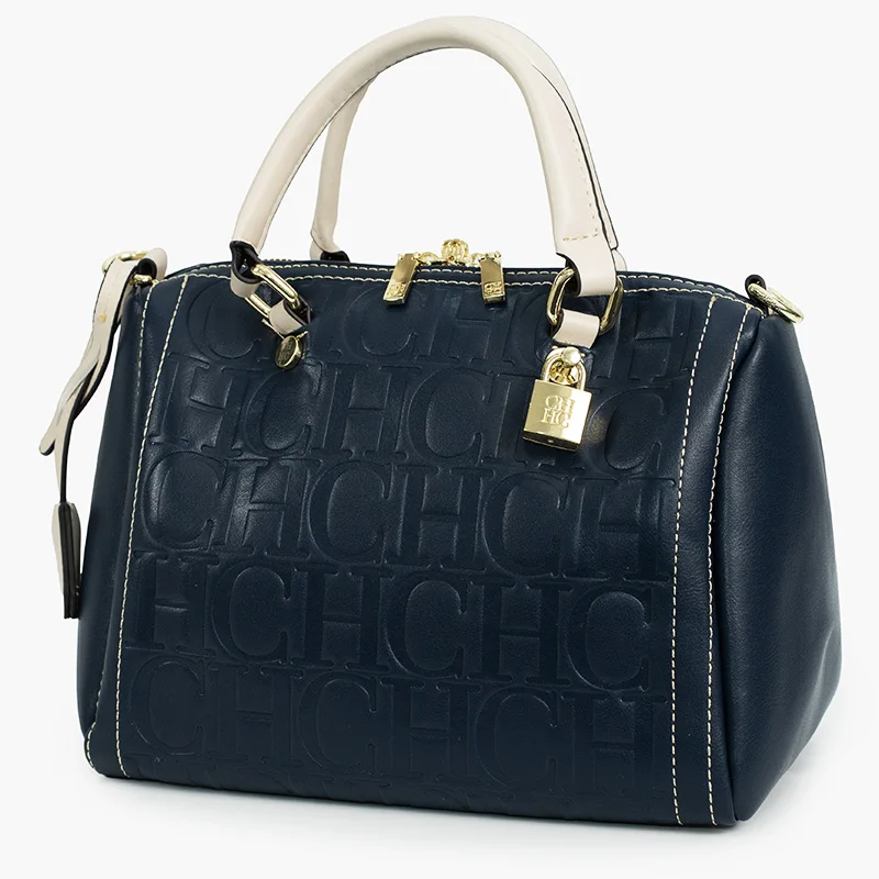 حقيبة يد نسائية أنيقة وعصرية من العلامة التجارية الفاخرة CH عالية الجودة من الجلد على الطراز الكلاسيكي حقيبة حمل جديدة عصرية