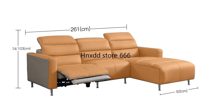 Modern electric multifunctional leather sofa