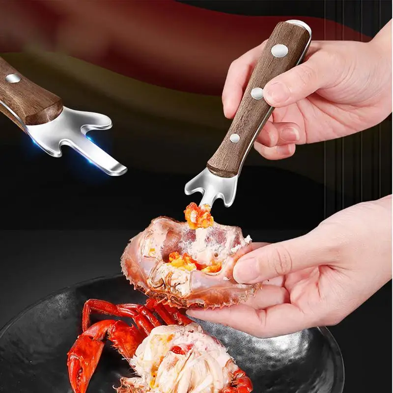 Shrimp Cleaner Multipurpose Stainless Steel Shrimp Threader Cleaning Seafood Tool Fruit Core Digger Dig To Remove Shrimp Stomach