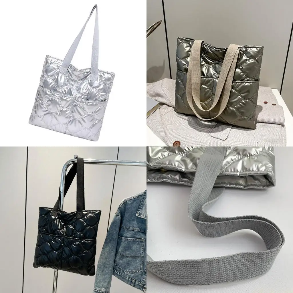 

X90D Large Capacity Shoulder Bag for Women Top Handle Bag Commuting Bag Retro Handbag