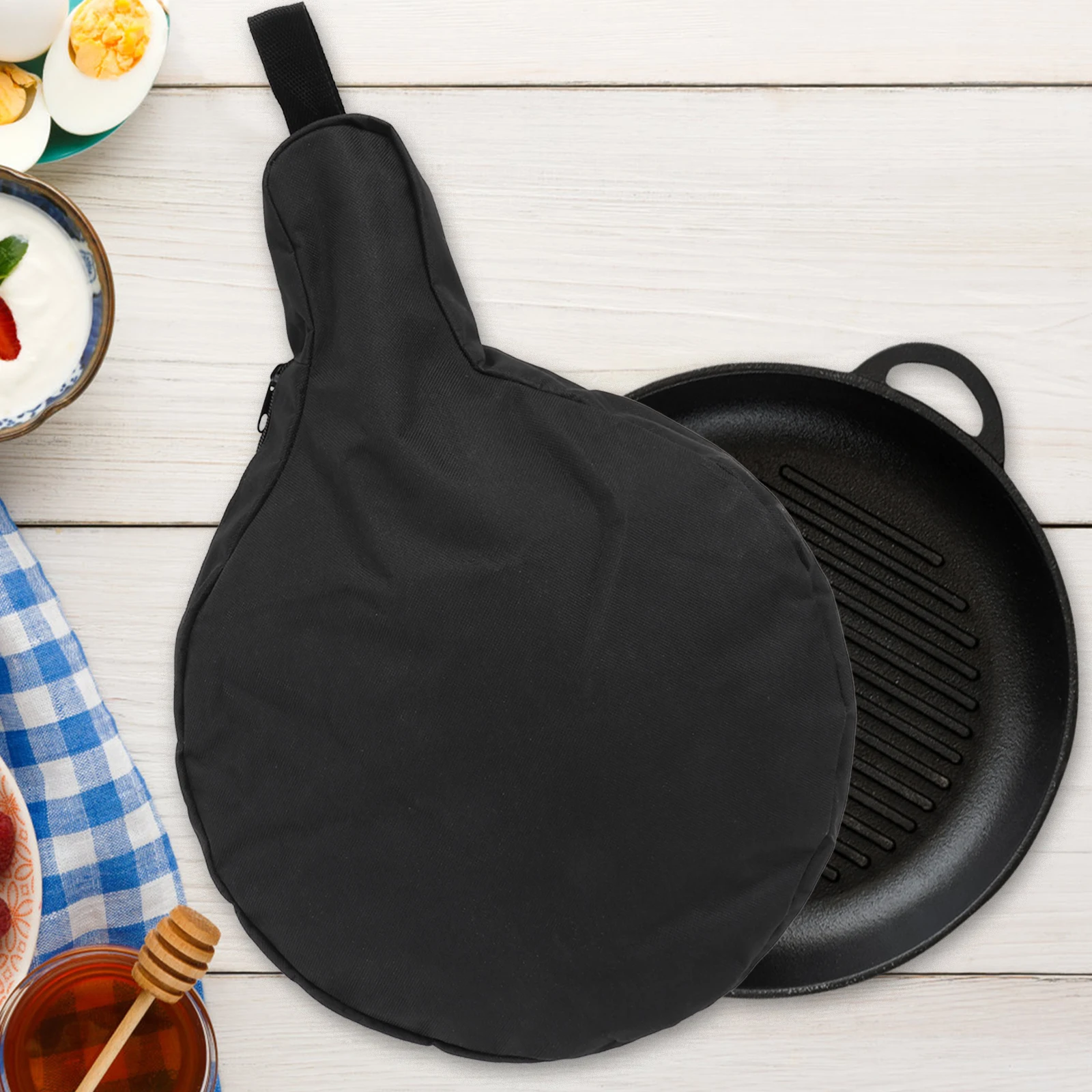 

Multifunctional Pot Storage Bag Reusable Iron Pan Organizer Portable Outdoor Camping Tool Holder Hand Bag for Cookware