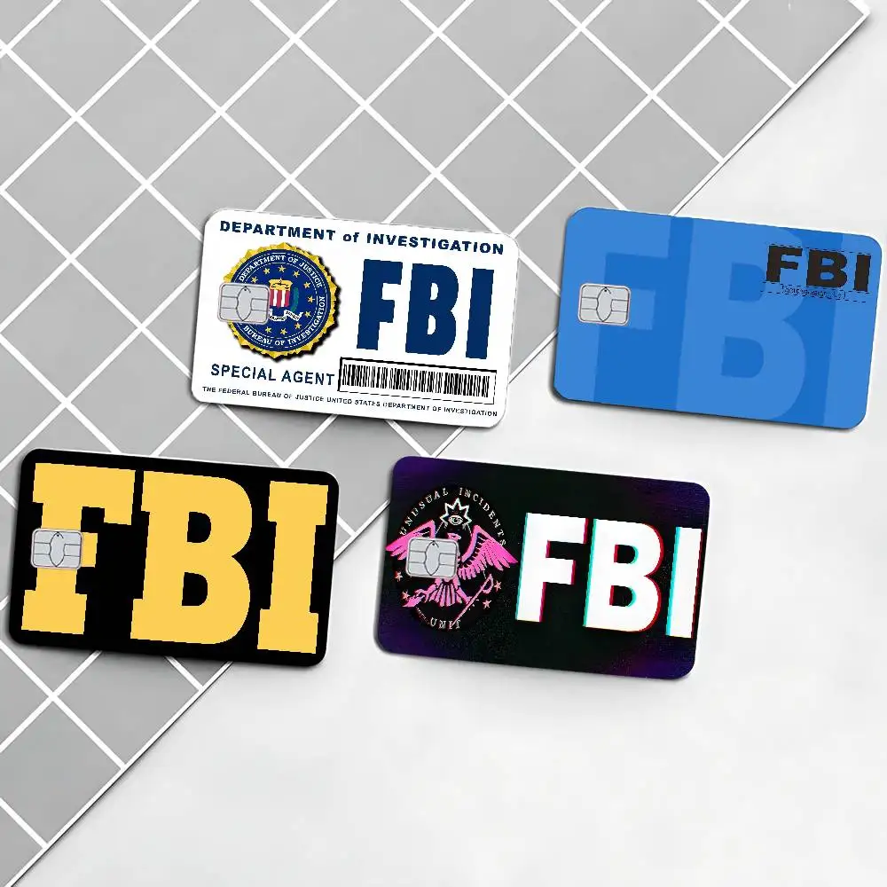 America FBI Various Film Skin Sticker Tape For Bank Credit Debit Card Personalized Credit Card Protection Stickers
