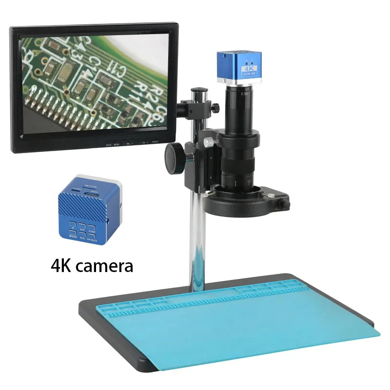UHD MINI 4K 1080P Electronic Video Microscope Camera HDMI USB Type-c Magnifier For Welding Repair
