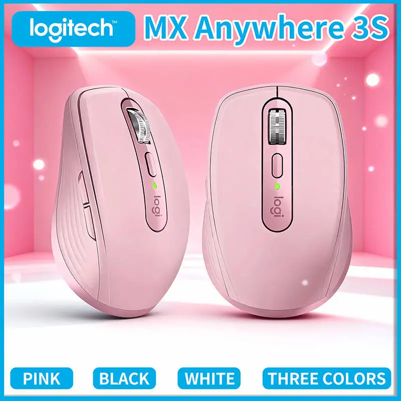 

Premium Logitech MX Anywhere 3S - 8000 DPI Darkfield,Anti slip,MagSpeed Scroll, Silent Buttons, 3-Device Sync, USB-C Charging