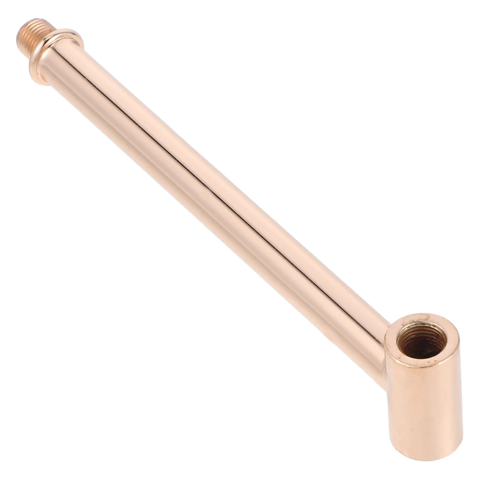 

Wall Lamp Parts T-Shaped M10 Threaded Straight Hollow Iron Pipe Lamp Stem Replacement for Home Office Decor Light Fixture Rod