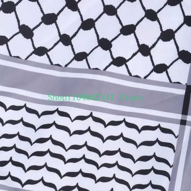 5ASD العربية شيماغ وشاح في الهواء الطلق في الهواء الطلق الأوشحة الصحراء المسلمين الحجاب للرجال النساء