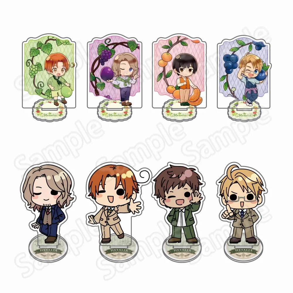 NEW Anime Hetalia World★Sr HD Printed Tabletop Decorations Exquisite keychai