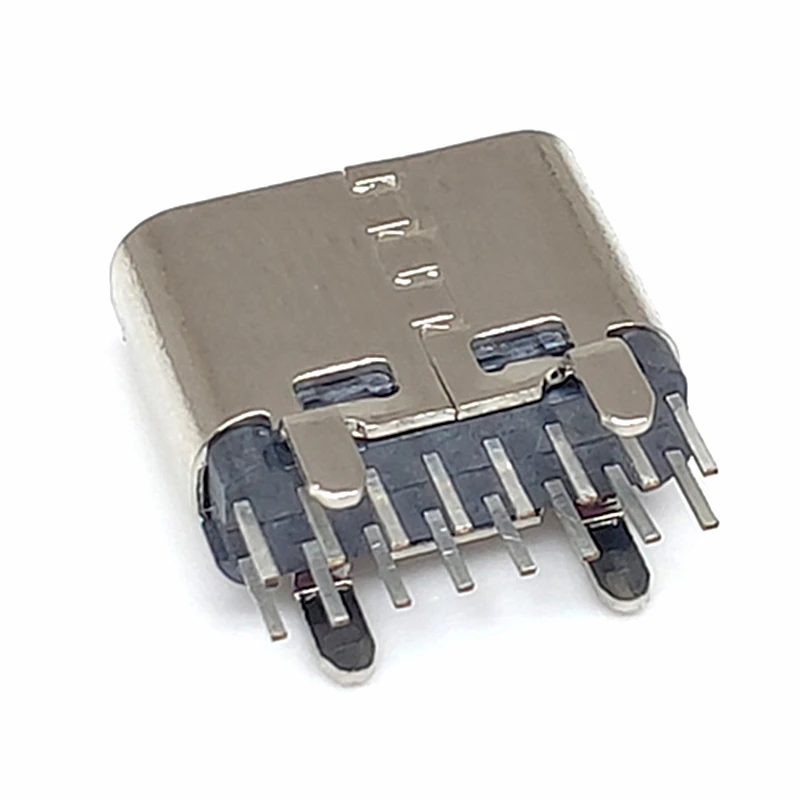 5PCS 16Pin Vertical Female Type C USB Socket Connector USB3.1  TYPE-C 16P PCB H6.5 vertical plug USB C