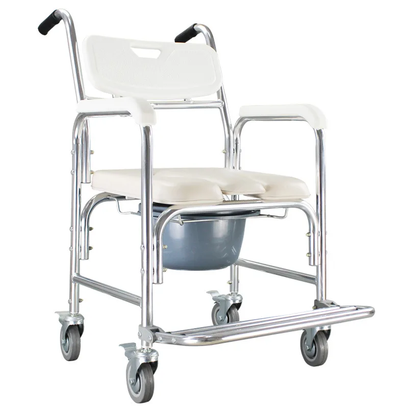 

Toilet chair, toilet becomes squat pit, seat frame, toilet with wheels, mobile toilet, elderly people go to the toilet, chair