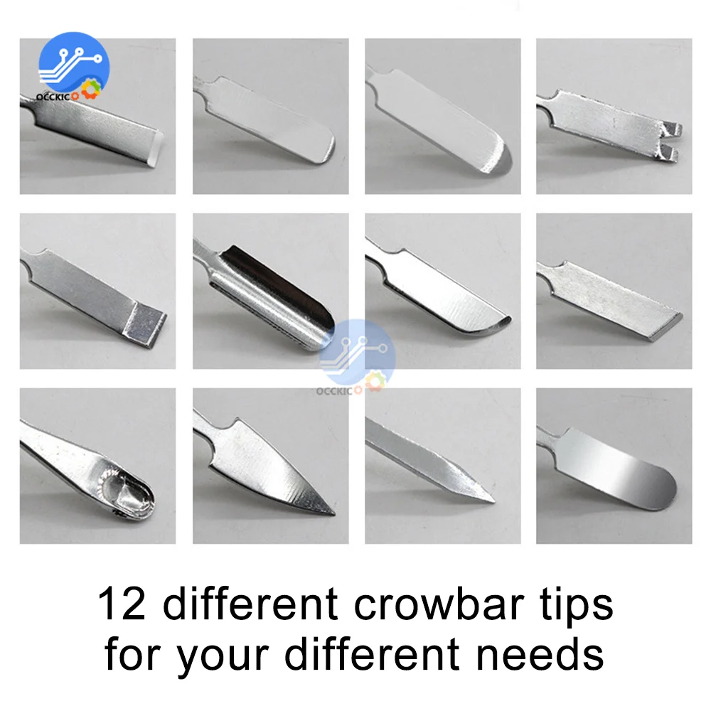 금속 지렛대 프라이 오프닝 수리 도구 키트, 휴대폰 노트북 듀얼 헤드 금속 스퍼저 홈 수공구 세트, 3 개, 6 개