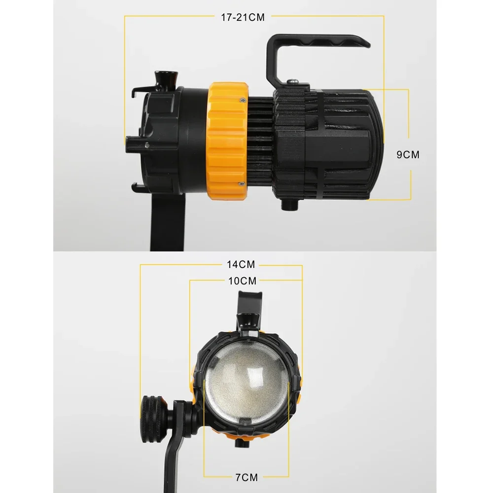 ضوء سبوت للتصوير الفوتوغرافي بتركيز 100 وات من Ration Eyes - إضاءة استوديو Pulsar 5-P 51D