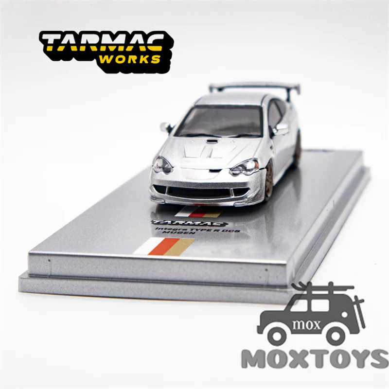 Tarmac Works 1:64 Integra TYPE R DC5 MUGEN Silver Diecast Model Car