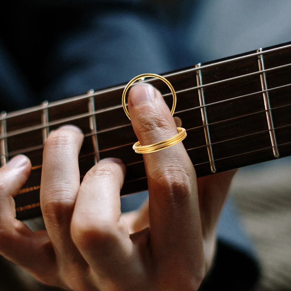 

1Set Banjo Finger Thumb Picks Metal Flexible Lightweight Simple Design Practical for Beginner Players Unique Sound