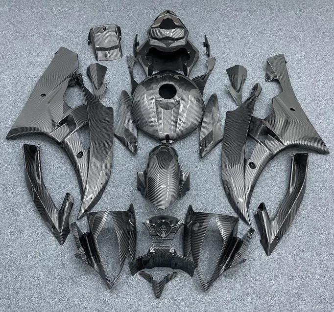 Suitable for Yamaha R6 2006 and 2007 motorcycle. Complete set of rectifier cover accessories for modification. Customizable.