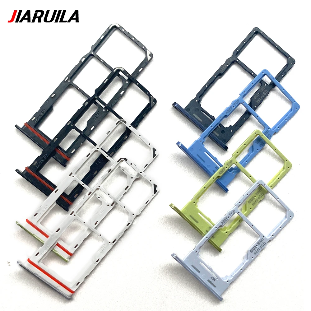 10Pcs，Dual Card NEW For Samsung A05 A05S Micro Nano SIM Card Holder Tray chip Slot drawer Holder Adapter Socket A15 4G / A15 5G