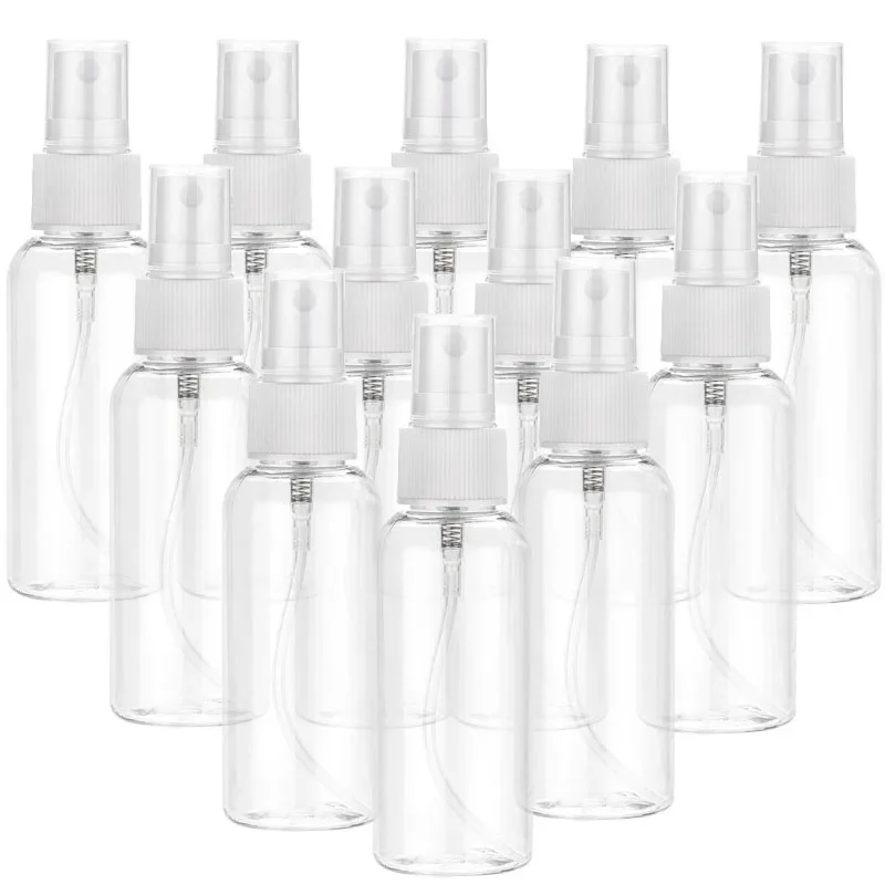 10Pcs 10/20/30/50/60/100ml Empty Vial Refillable Fine Mist Pump Perfume Essential Oil Atomizer Travel Spray Bottle Wholesale