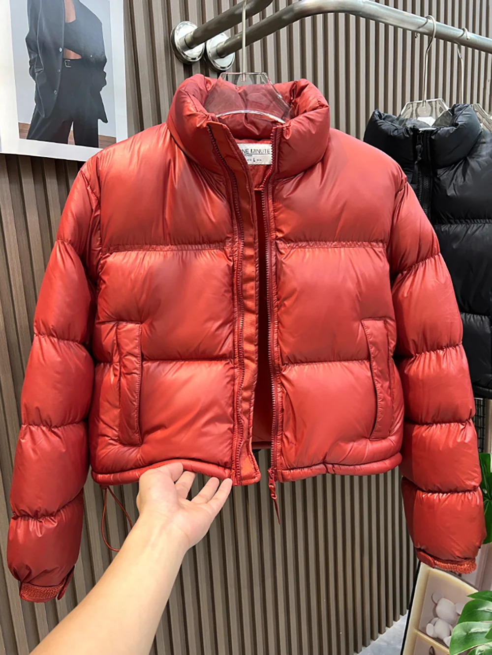 Women Short Cotton Padded Coats 2025 Winter Casual Thick Warm Stand Collar Jackets Snow Wear Female Quilted Jacket Outerwear