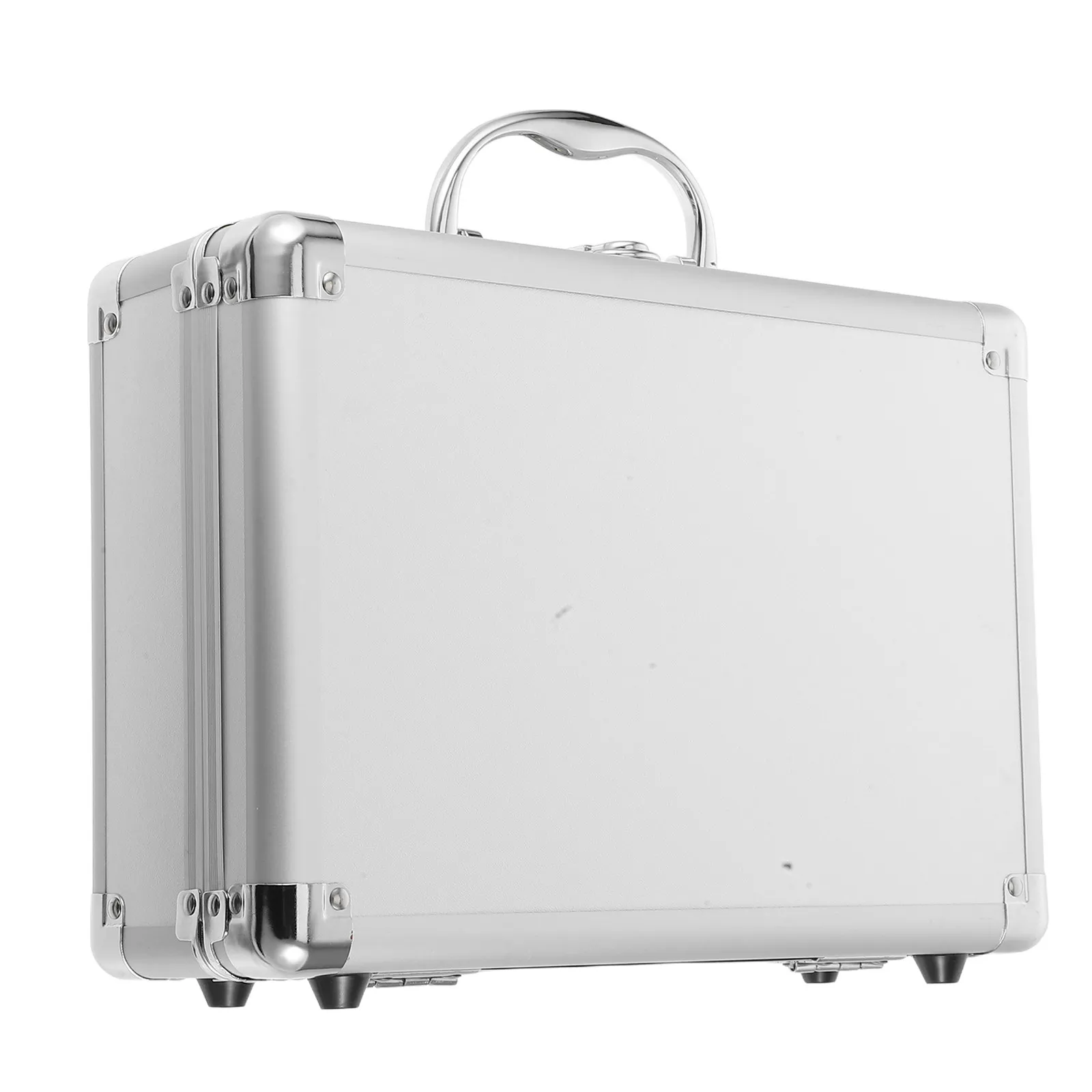 Aluminum Alloy Briefcase Heavy Duty Hard Shell Tool Case for Cameras Accessories Instruments Makeup Tools Portable Workstation
