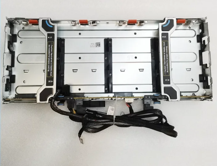 For DELL 3.5 R730XD  4FHR4 fj21v 4-bay hard drive expansion backplane with cables 0fj21v 04FHR4