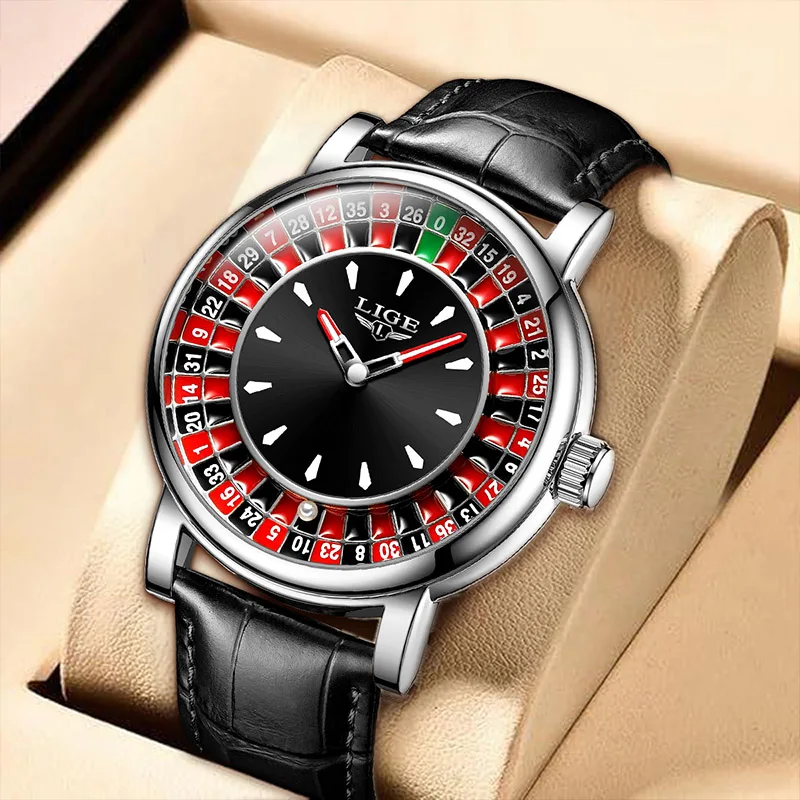 

LIGE креативные мужские часы светящиеся водонепроницаемые модные мужские наручные часы роскошные кварцевые часы для мужчин reloj hommes
