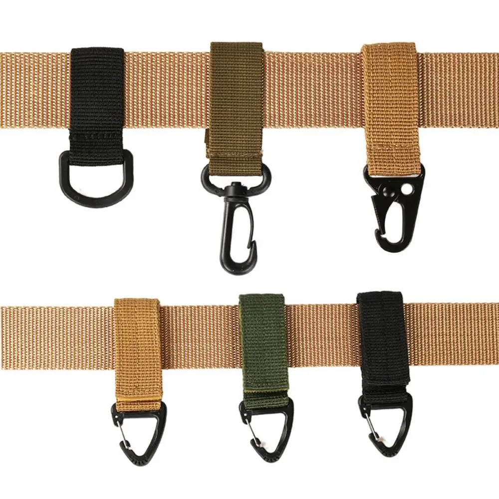 Hooks Belt Clip Ribbon Webbing Buckle Key Hook Triangle Hook Nylon Webbing Belt Buckle Hook Backpack Buckle Hanging Buckle